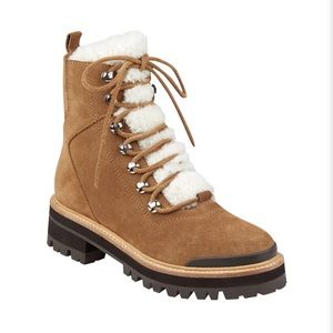MARC FISHER IZZIE LUGSOLE ANKLE BOOT